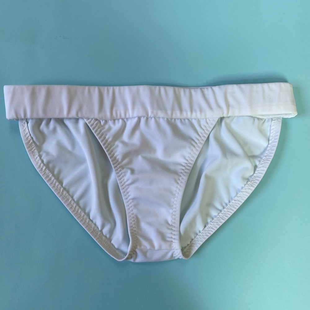 Norma Kamali White Bikini Bottom